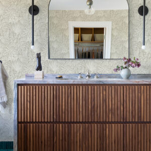 Vita Light Brown Botanical Wallpaper