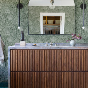 Vita Green Botanical Wallpaper