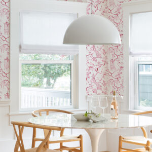 Serena Raspberry Chinoiserie Wallpaper