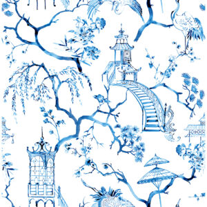 0086887 serena blue chinoiserie wallpaper
