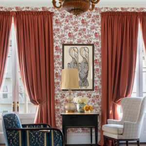 Cecilia Red Fruit Wallpaper