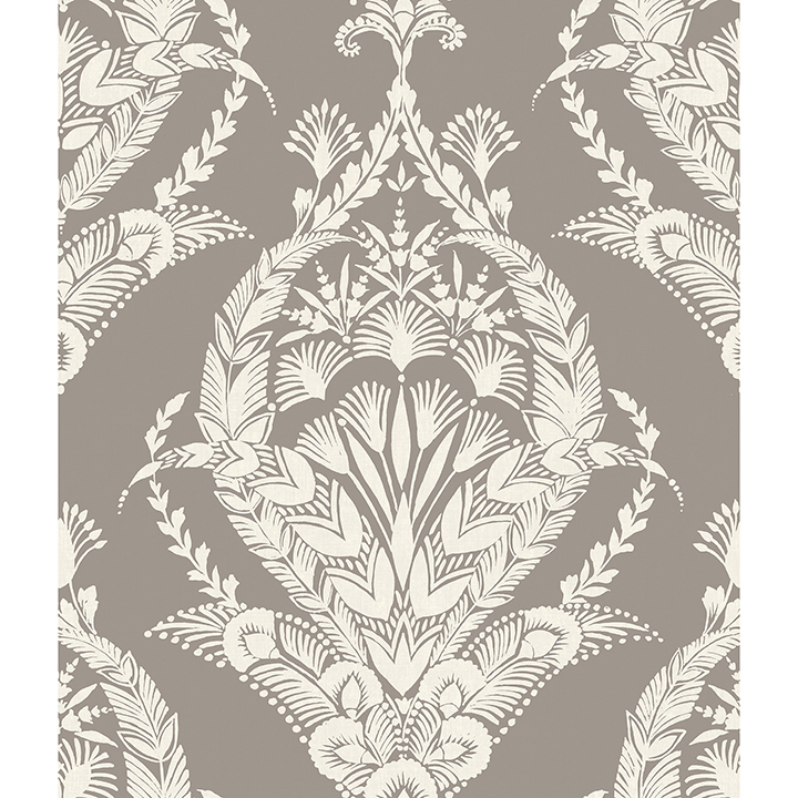 0086905 arlie grey botanical damask wallpaper