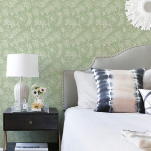 Maeve Sage Jacobean Trail Wallpaper