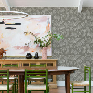 Maeve Grey Jacobean Trail Wallpaper