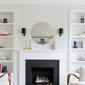 Addis Grey Trellis Wallpaper