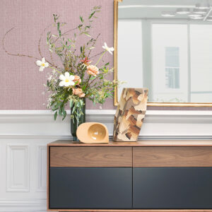 Kantera Pink Fabric Texture Wallpaper