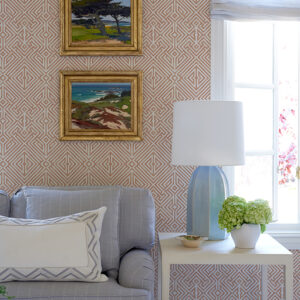 Lyon Coral Geometric Key Wallpaper