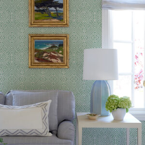 Lyon Green Geometric Key Wallpaper