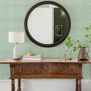 Lyon Green Geometric Key Wallpaper