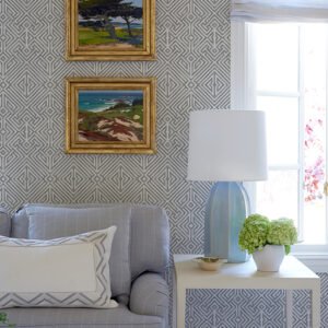 Lyon Grey Geometric Key Wallpaper