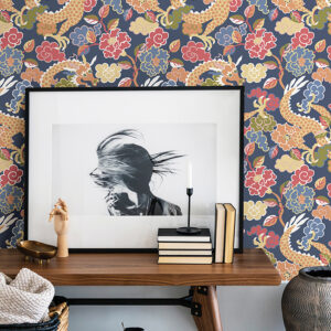 Yanci Orange Dragon Wallpaper