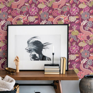 Yanci Plum Dragon Wallpaper