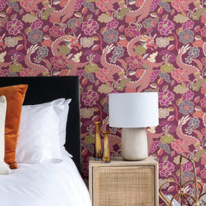 Yanci Plum Dragon Wallpaper