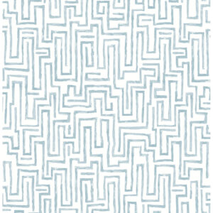 0087415 ramble blue geometric wallpaper