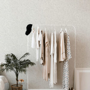 Ramble Grey Geometric Wallpaper