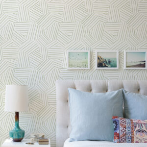 Helene Sage Geometric Lines Wallpaper