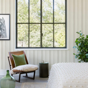 Alena Light Grey Soft Stripe Wallpaper