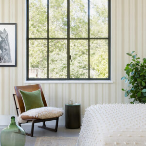 Alena Beige Soft Stripe Wallpaper