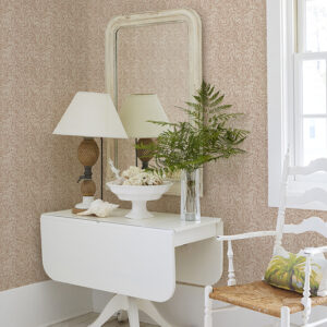 Elma Rust Fiddlehead Wallpaper