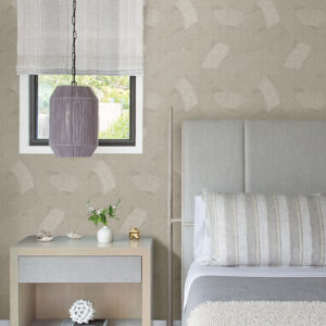 Tania Light Brown Woven Abstract Wallpaper
