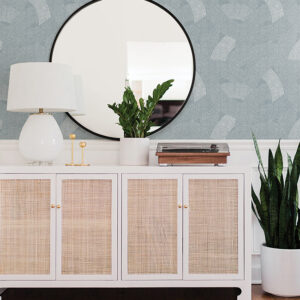 Tania Denim Woven Abstract Wallpaper