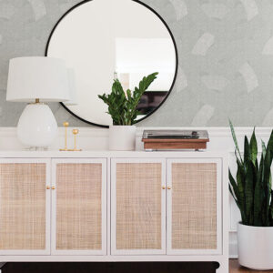 Tania Grey Woven Abstract Wallpaper