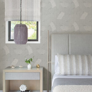 Tania Grey Woven Abstract Wallpaper