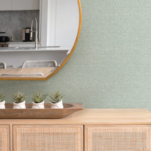 Minerva Teal Texture Geometric Wallpaper