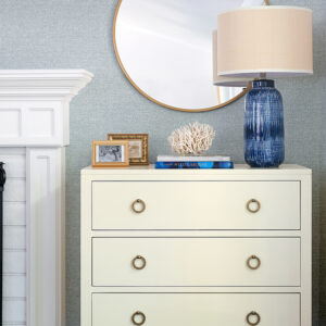 Minerva Sky Blue Texture Geometric Wallpaper