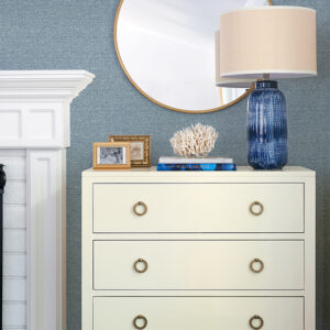 Minerva Denim Texture Geometric Wallpaper