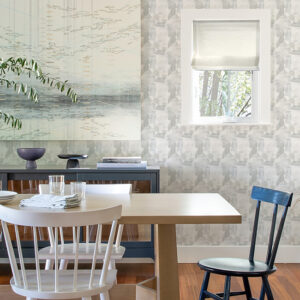 Perrin Light Grey Gem Geometric Wallpaper