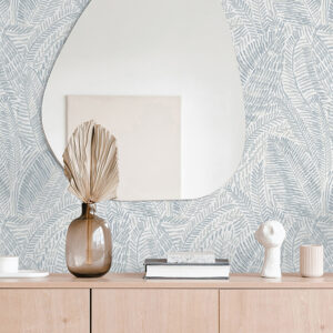 Fildia Light Blue Botanical Wallpaper