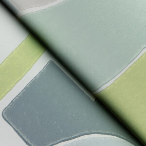 Odele Sky Blue Geometric Archways Wallpaper