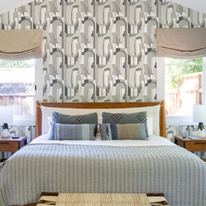 Odele Stone Geometric Archways Wallpaper