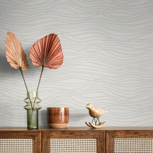 Galyn Dove Pearlescent Wave Wallpaper