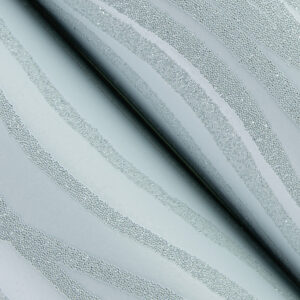 Galyn Sky Blue Pearlescent Wave Wallpaper