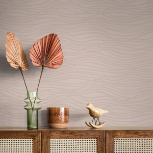 Galyn Rose Pearlescent Wave Wallpaper