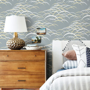 Kasia Slate Abstract Wallpaper