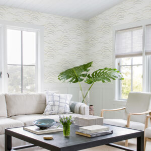 Kasia Neutral Abstract Wallpaper