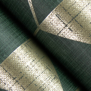 Fairbank Evergreen Linen Geometric Wallpaper by Scott Living
