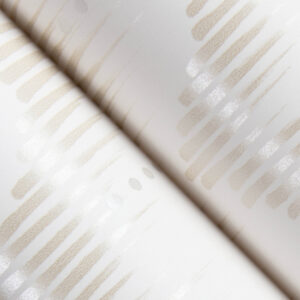 Holmby Bone Brushstroke Zigzag Wallpaper by Scott Living