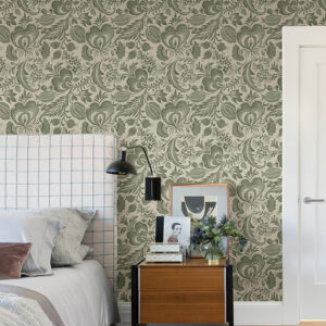 Culver Moss Jacobean Wallpaper by Scott Living