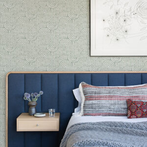 Trippet Sage Zen Waves Wallpaper by Scott Living