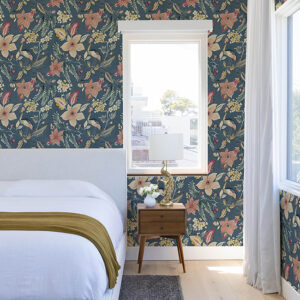 Crestwood Blue Crowned Crane Wallpaper by Scott Living