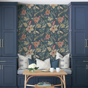 Crestwood Blue Crowned Crane Wallpaper by Scott Living