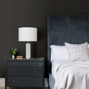 Colcord Black Sisal Wallpaper by Scott Living