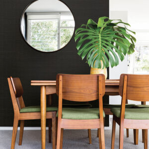 Colcord Black Sisal Wallpaper by Scott Living