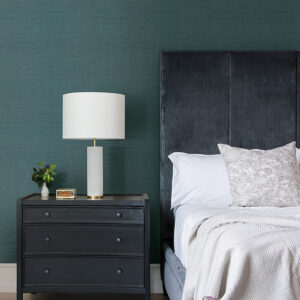 Colcord Teal Sisal Wallpaper by Scott Living