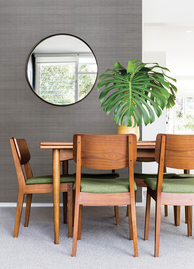 Colcord Silver Sisal Wallpaper by Scott Living - Image 4