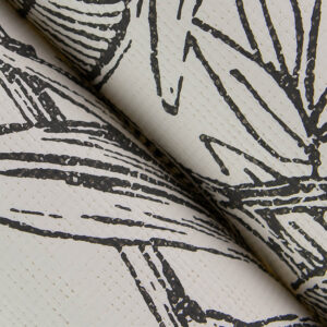 Brentwood Black Palm Leaves Wallpaper by Scott Living